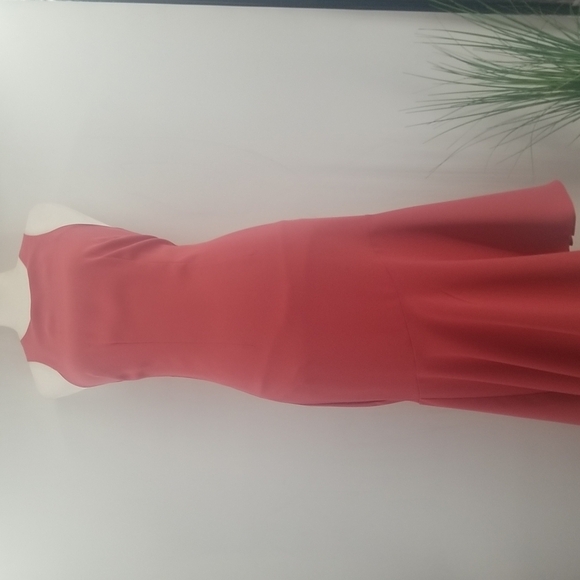 Marciano Flowy Asymmetric Sleeveless Melon Midi-Maxi Dress  Coquette Feminine - Picture 1 of 8